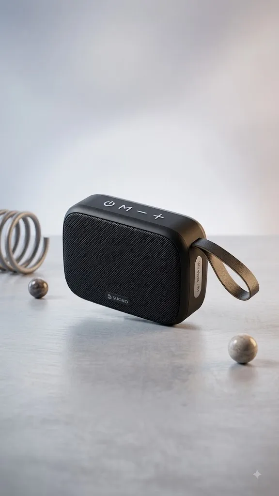 Parlante Portátil Bluetooth Suono Wireless - Pendrive, Tarjeta SD y Batería Recargable